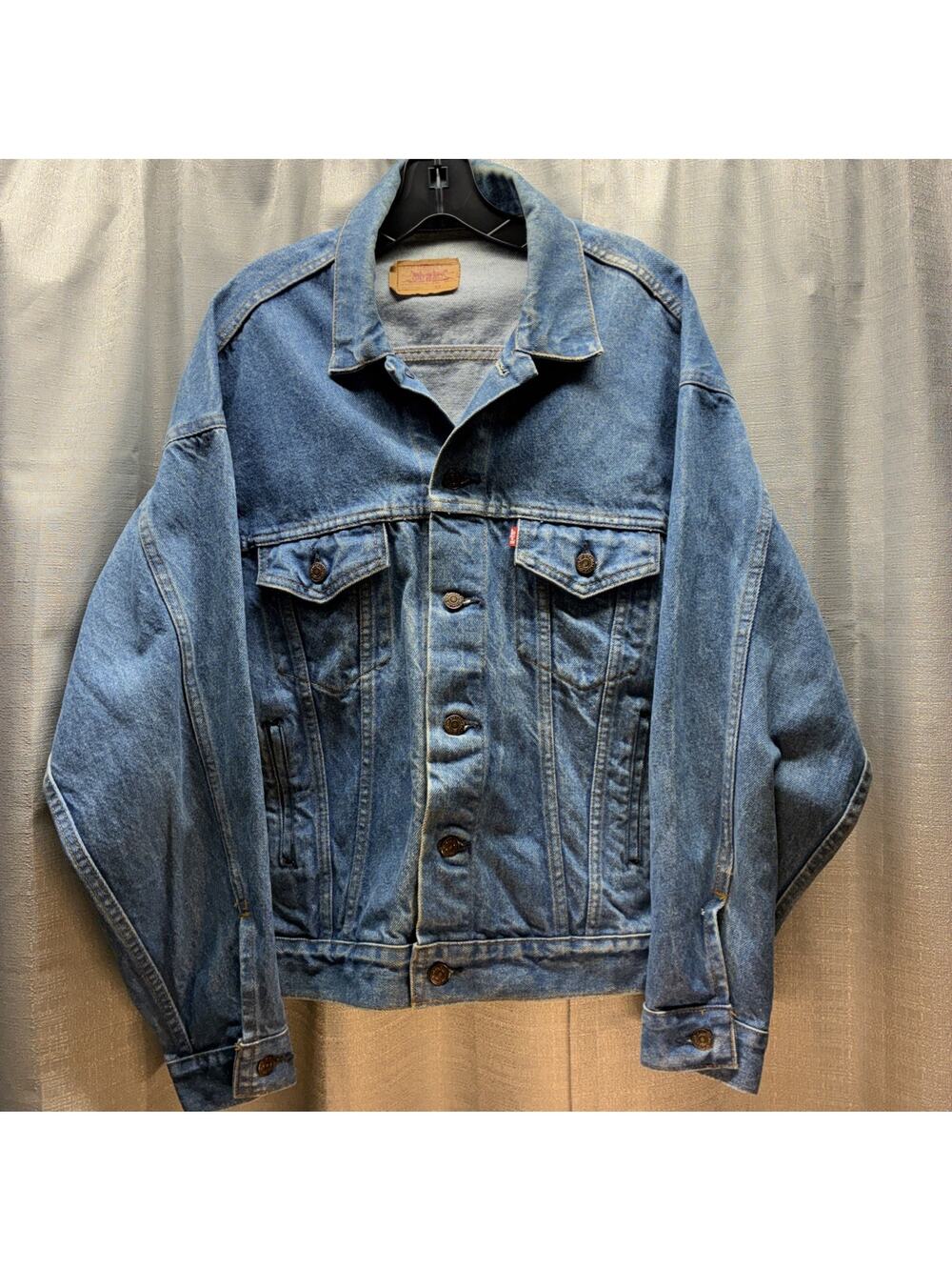 Vintage Levi’s 70507-0214 Denim Jacket L USA Made 1988 Trucker Distressed Type 3
